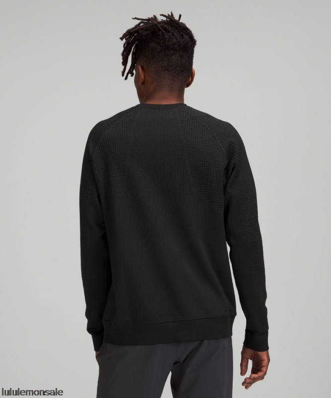 Lululemon Deutschland DELULU669 | Engineered Warm Langarm Crew Schwarz
